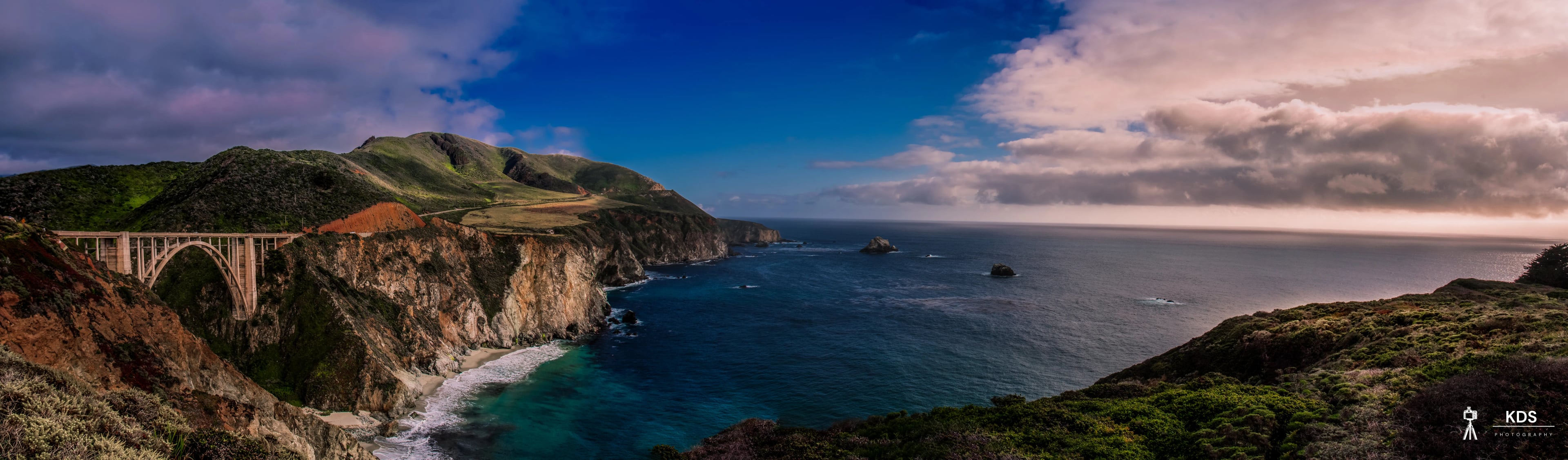 Bixby Bridge Pano - Fine art photography