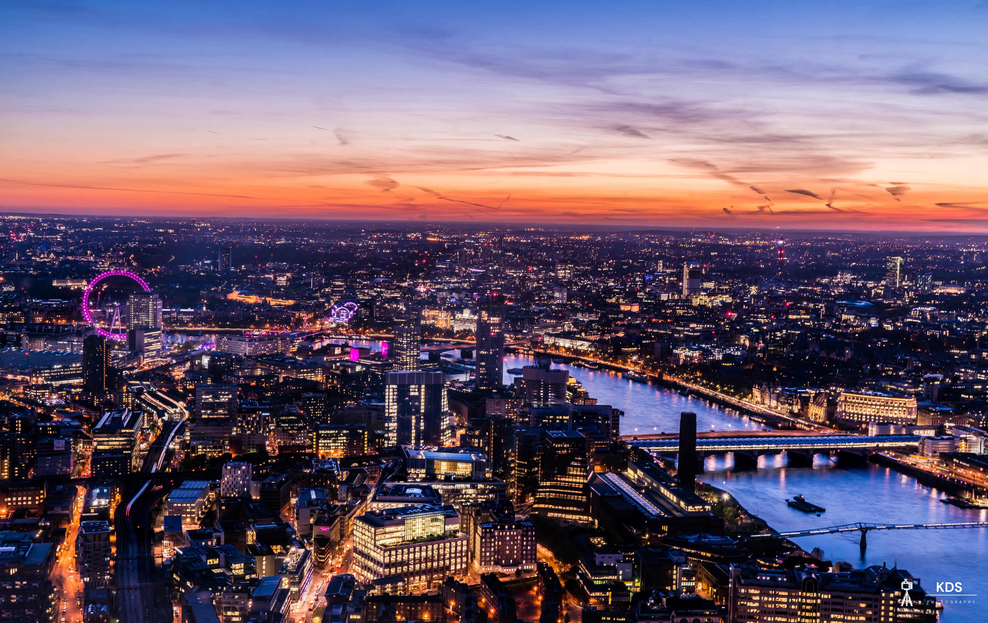 London Less Magenta - Fine art photography