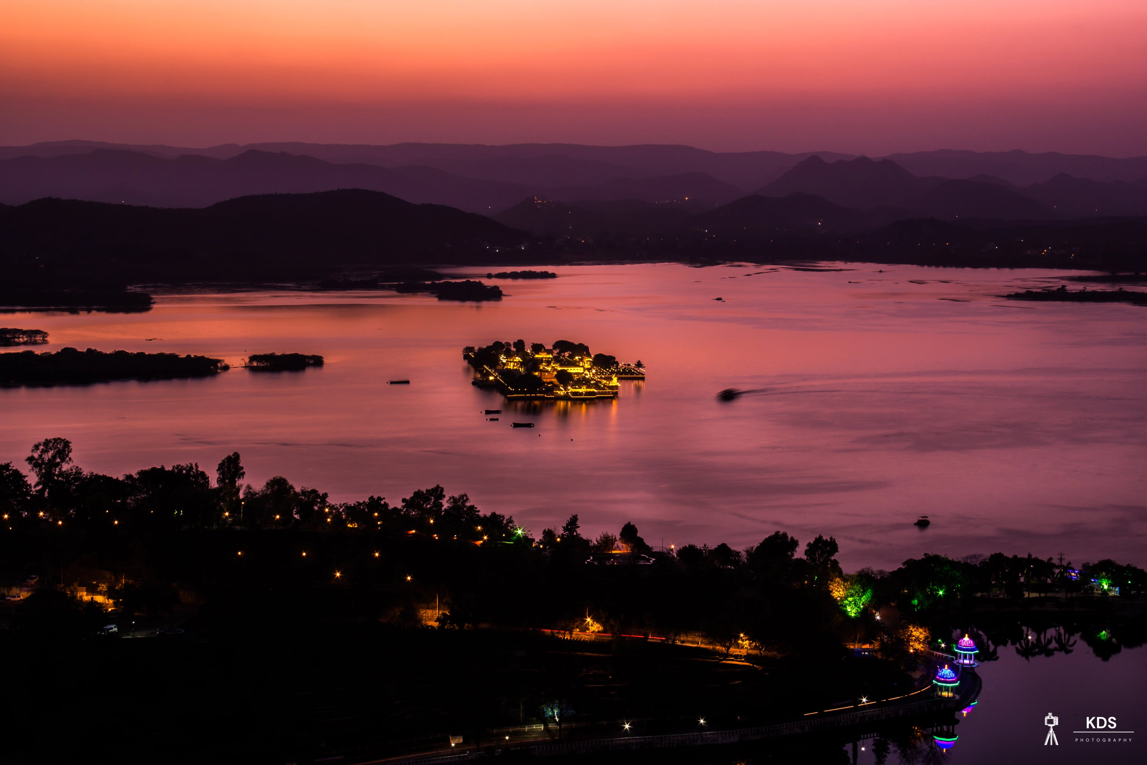Whispers of Stillness of Udaipur Sunset Over Lake Pichola-2 - Fine art photography